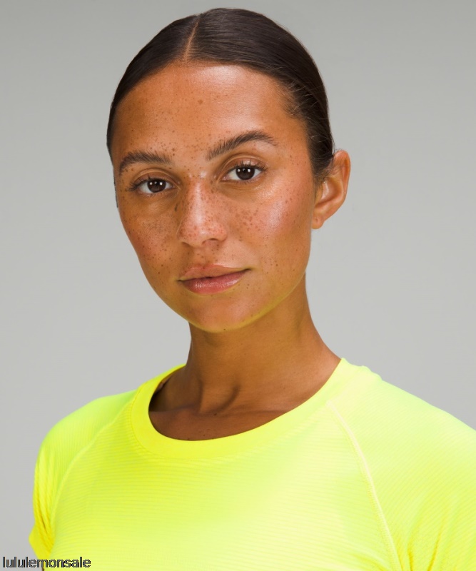 Lululemon Damen DELULU158 | Highlight Gelb Swiftly Tech Kurzarmshirt 20